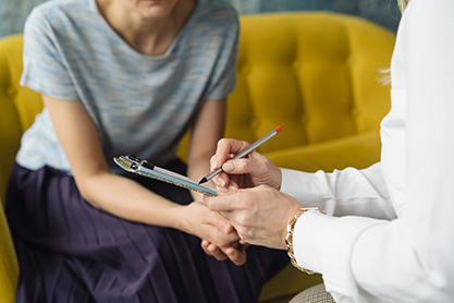 Gespräch mit Psychiaterin